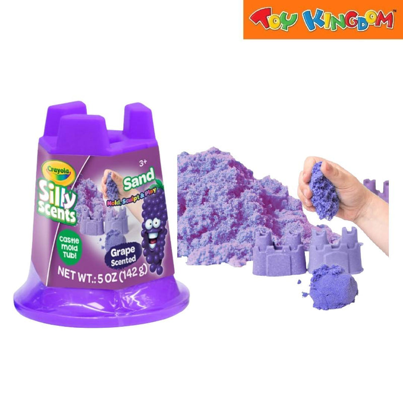 Crayola Silly Scents Grape Scented 5 oz Sand Castle Tub