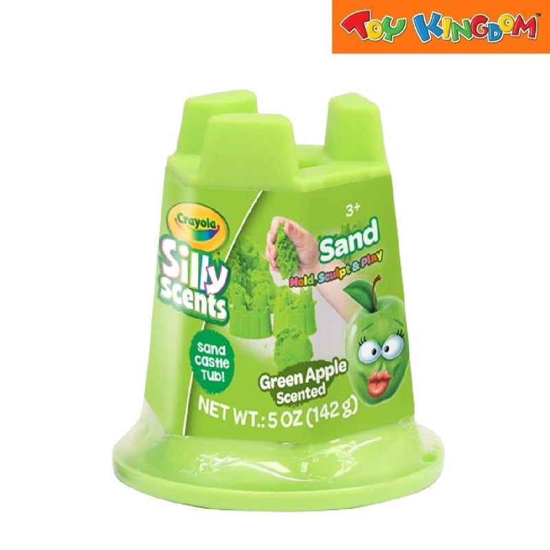 Crayola Silly Scents Green Apple Scented 5 oz Sand Castle Tub