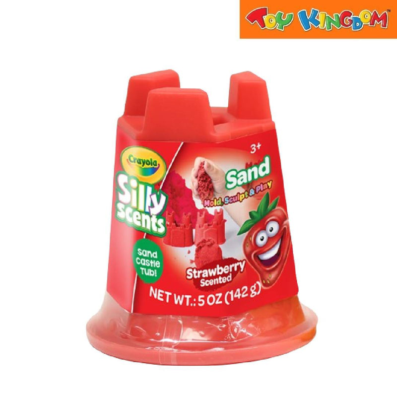 Crayola Silly Scents Strawberry Scented 5 oz Sand Castle Tub