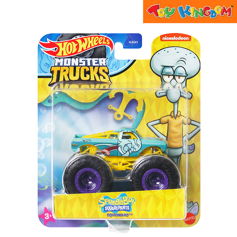 Hot Wheels Monster Trucks SpongeBob SquarePants Squidward Vehicle