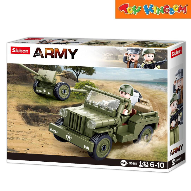 Sluban WWII Army Willy's Jeep 143pcs Bricks