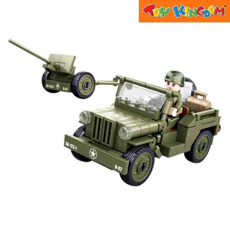 Sluban WWII Army Willy's Jeep 143pcs Bricks