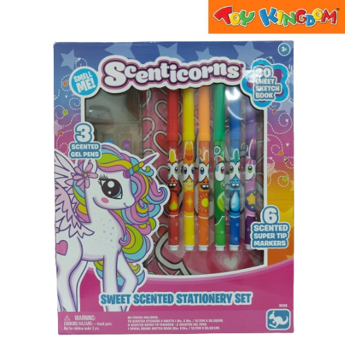 Kangaru Scenticorns Smell Me! Unicorn Sweet Scented Stationery Set