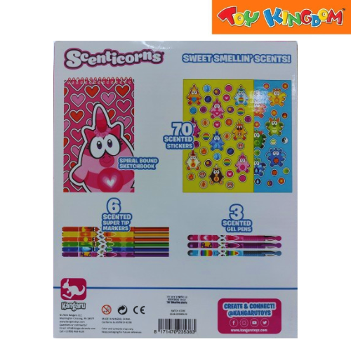 Kangaru Scenticorns Smell Me! Unicorn Sweet Scented Stationery Set