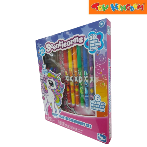 Kangaru Scenticorns Smell Me! Unicorn Sweet Scented Stationery Set