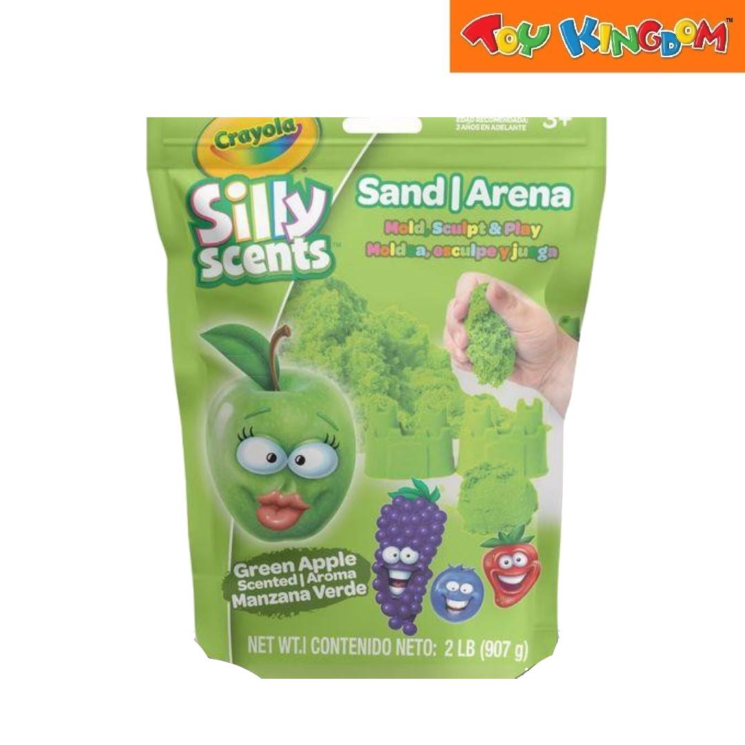 Crayola Silly Scents Green Apple Sand In Polybag | Toy Kingdom