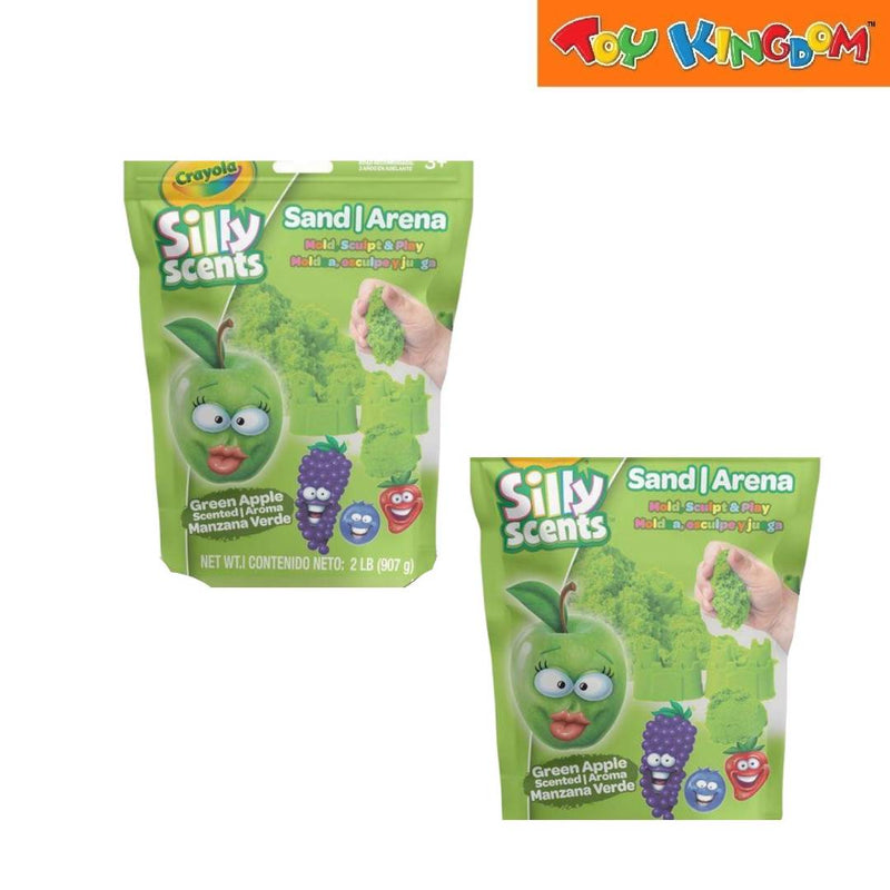 Crayola Silly Scents Green Apple Sand In Polybag