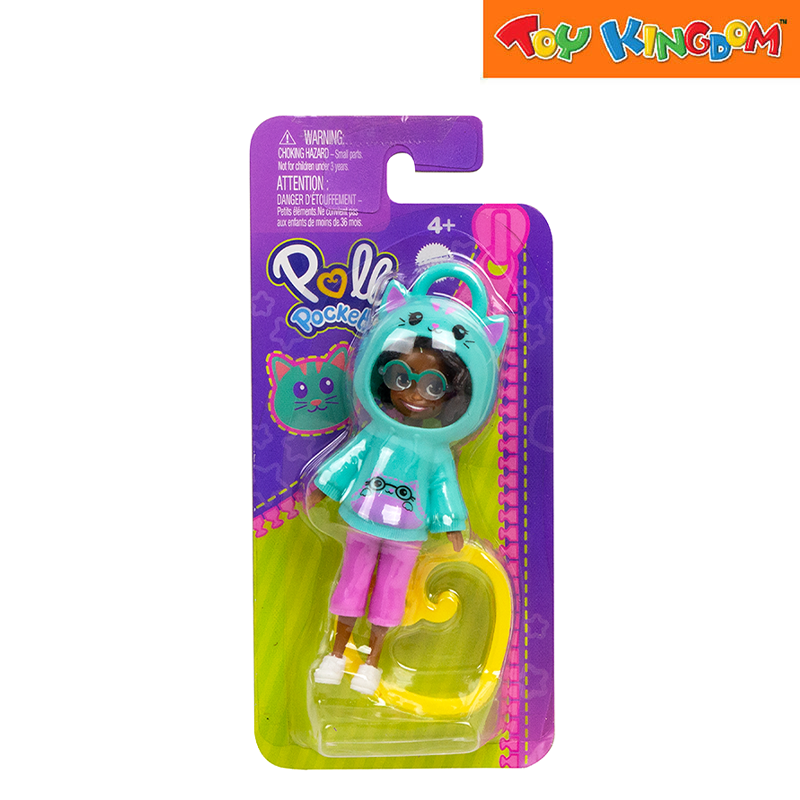 Polly Pocket Hoodie Buddies Cat Doll