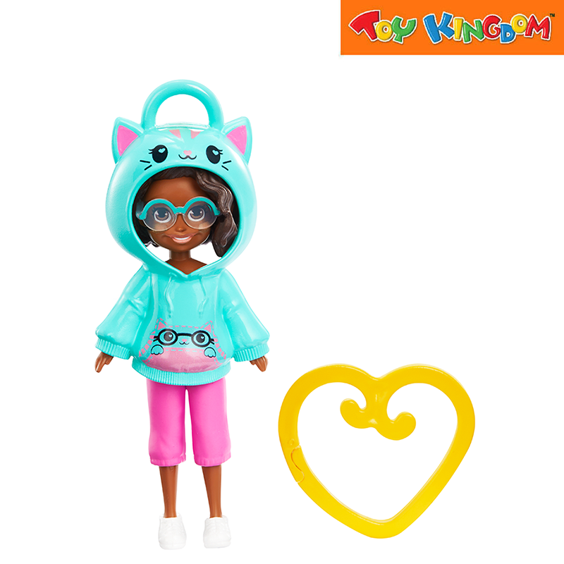 Polly Pocket Hoodie Buddies Cat Doll