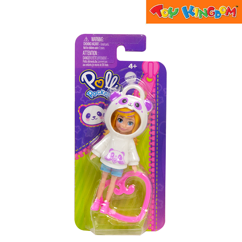 Polly Pocket Hoodie Buddies Panda Doll