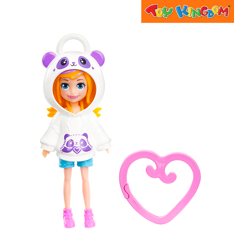 Polly Pocket Hoodie Buddies Panda Doll