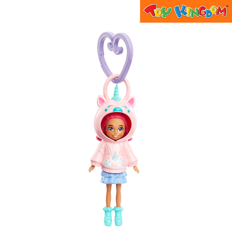 Polly Pocket Hoodie Buddies Unicorn Doll