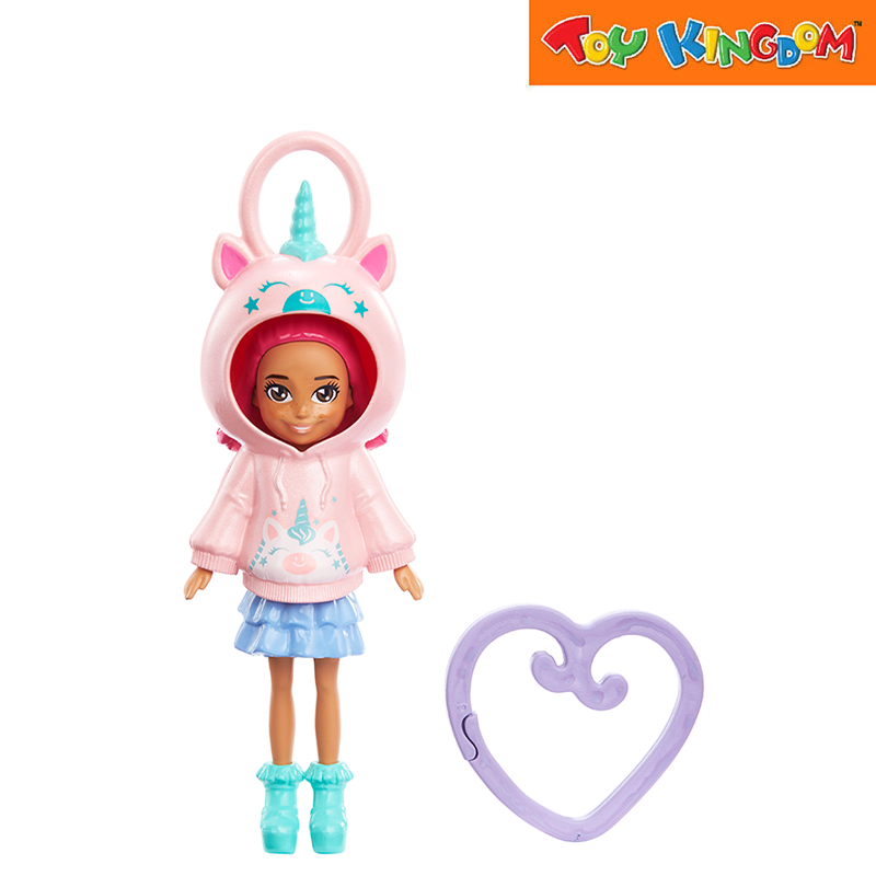 Polly Pocket Hoodie Buddies Unicorn Doll