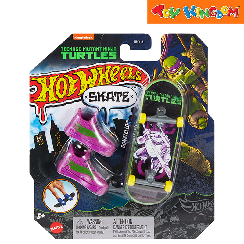 Hot Wheels Teenage Mutant Ninja Turtles Donatello Skate Fingerboards & Shoe