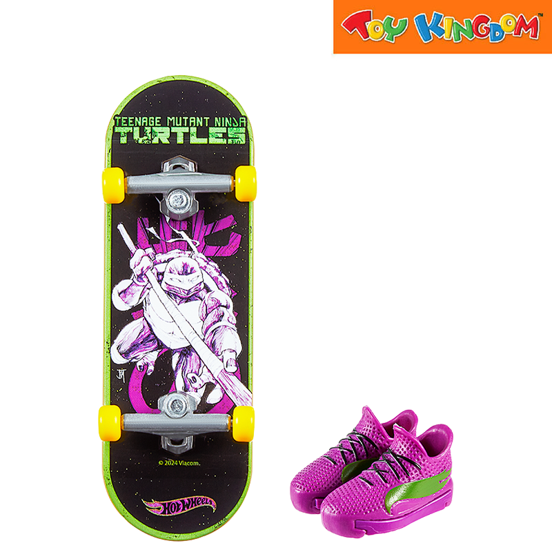 Hot Wheels Teenage Mutant Ninja Turtles Donatello Skate Fingerboards & Shoe