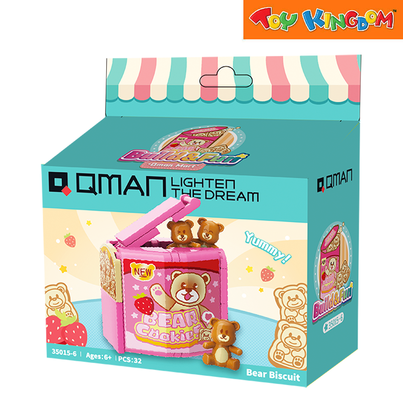 Keeppley Qman Lighten The Dream Bear Biscuit Build & Fun