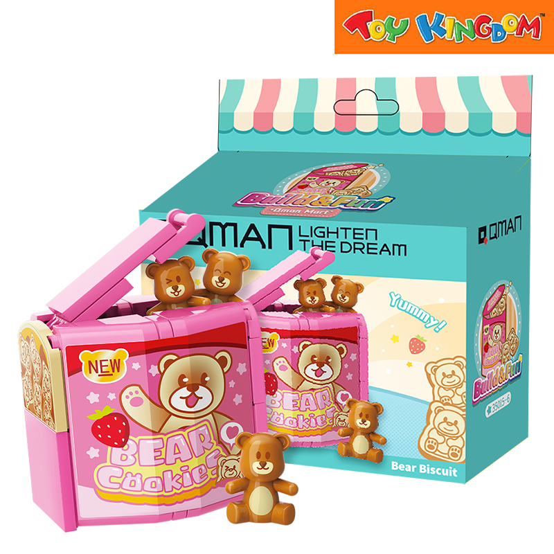 Keeppley Qman Lighten The Dream Bear Biscuit Build & Fun