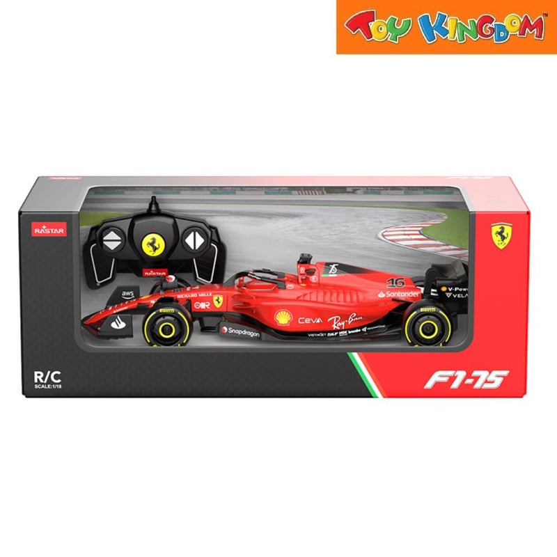 Rastar 1 18 Formula 1 Ferrari F1 75 R C Car Toy Kingdom