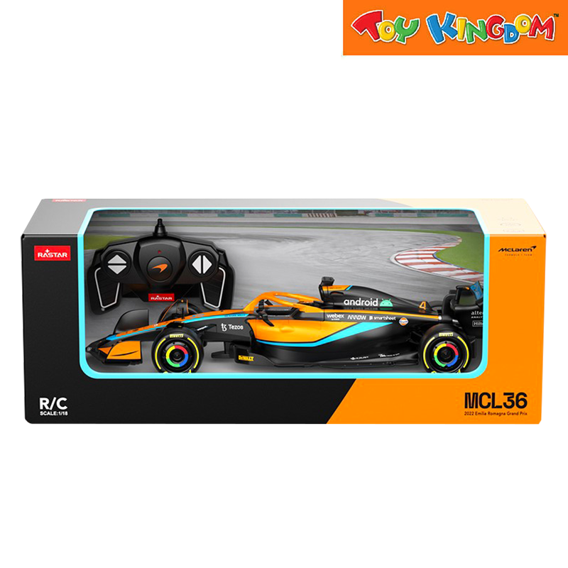 Rastar 1:18 Formula 1 McLaren MCL36 F1 R/C Car