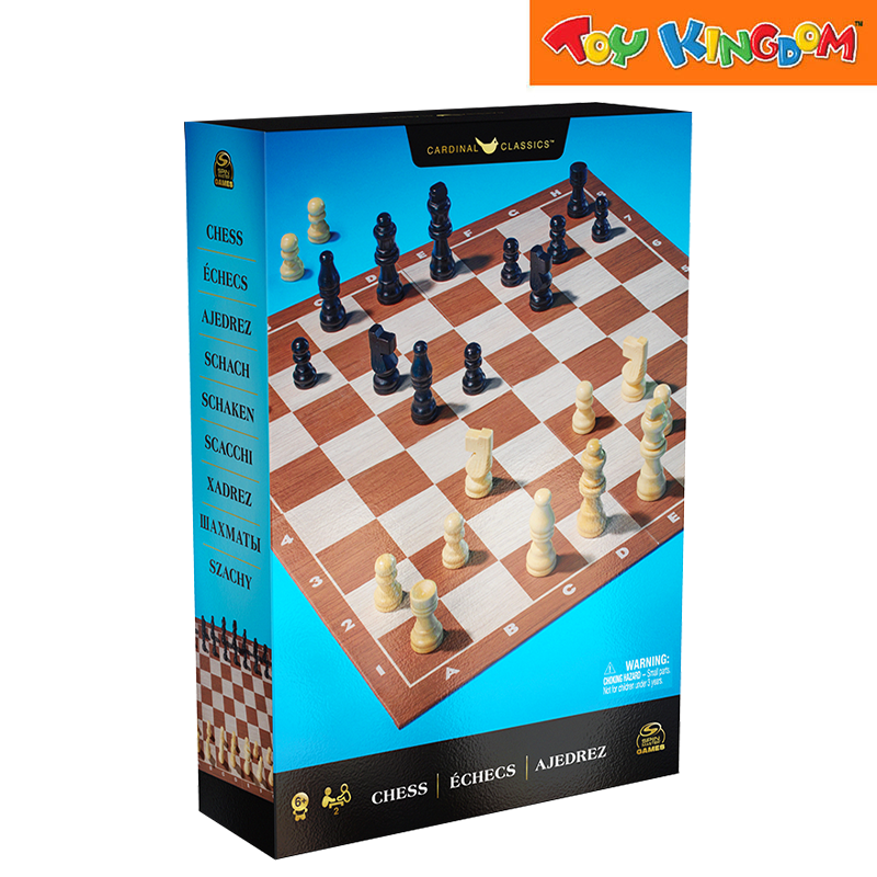 Spinmaster Games Wood Chess Playset