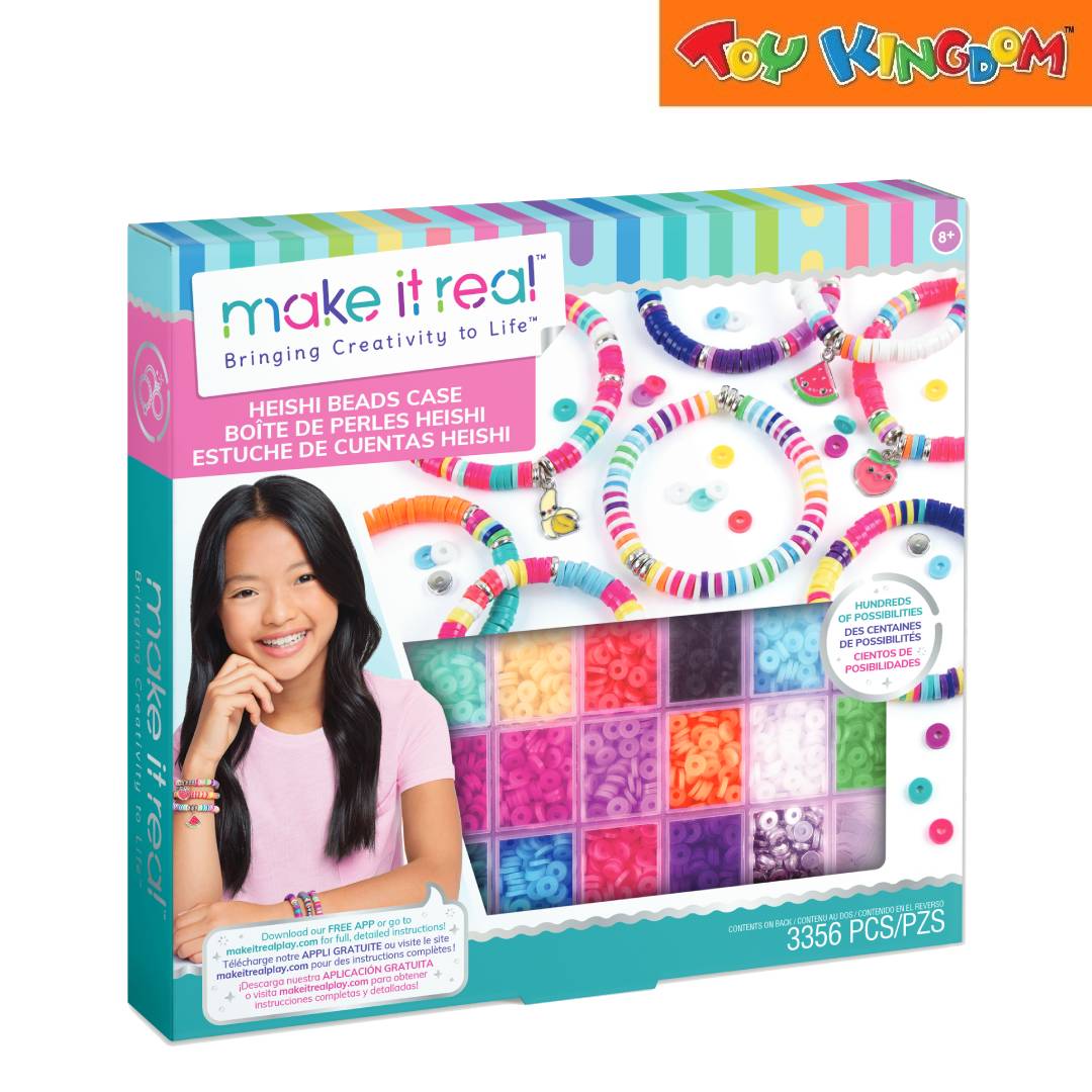 Make It Real 3356pcs Heishi Beads Case | Toy Kingdom