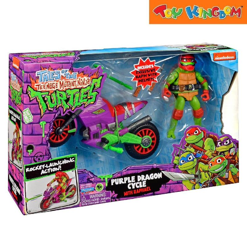 Teenage Mutant Ninja Turtles Purple Dragon Cycle Playset