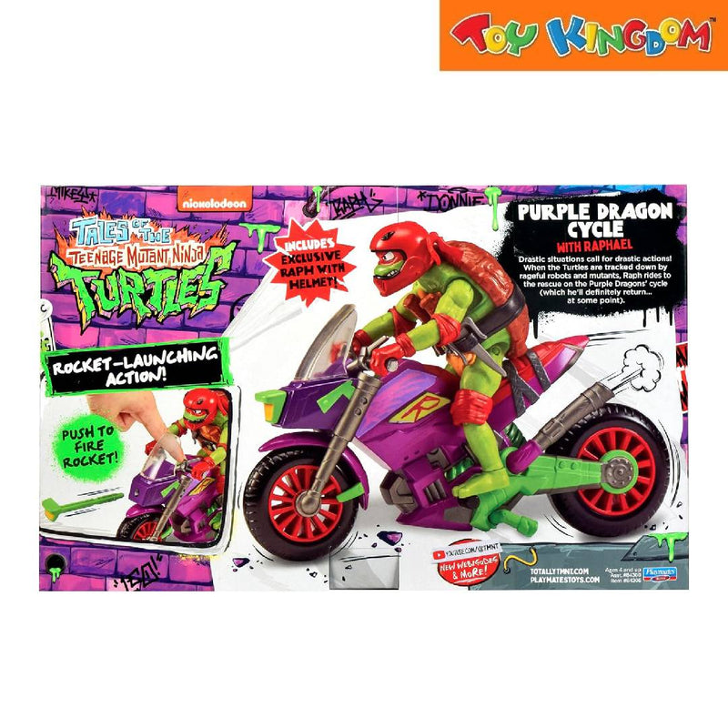 Teenage Mutant Ninja Turtles Purple Dragon Cycle Playset