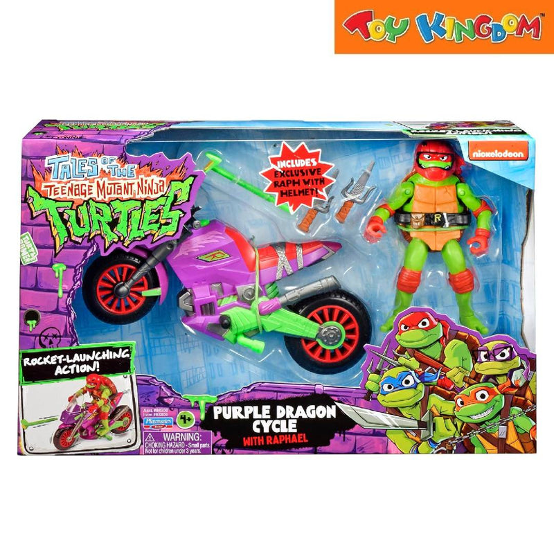 Teenage Mutant Ninja Turtles Purple Dragon Cycle Playset