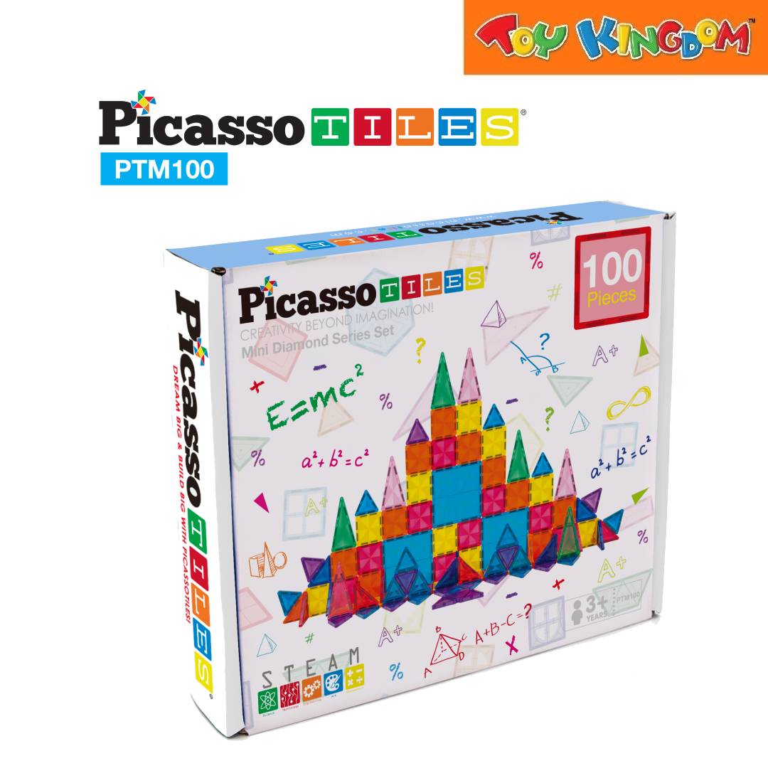 Picasso Tiles 100pcs Mini Diamond Series Set | Toy Kingdom