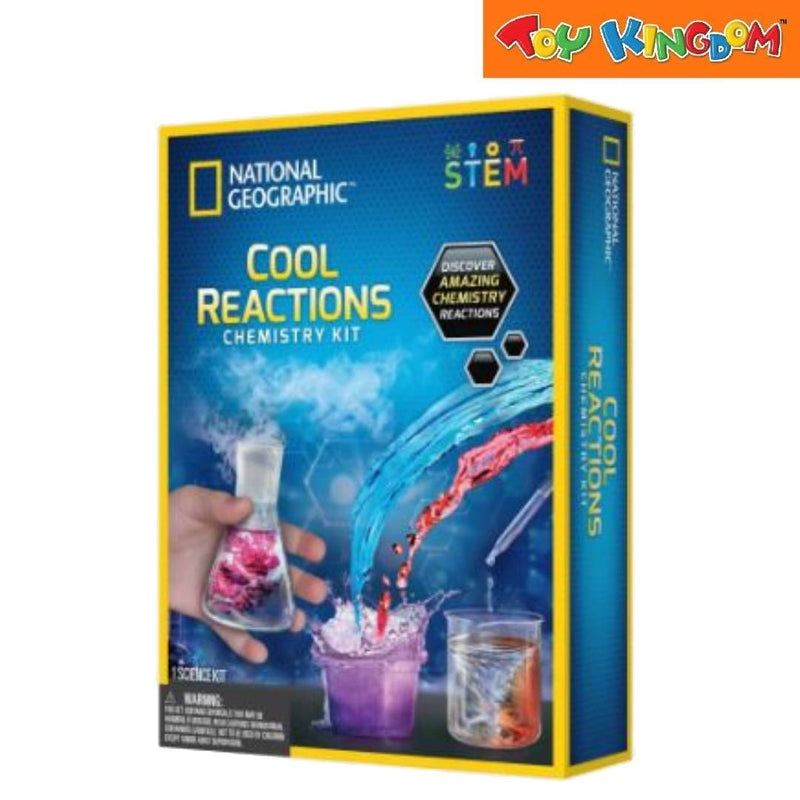 National Geographic Science Kit 1 Volcano + Cool Chem + Dino Kit Bundle