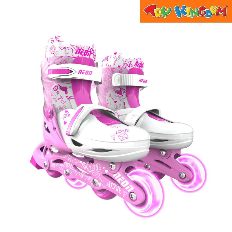 Yvolution Pink Neon Inline Skates (Size 34-37)