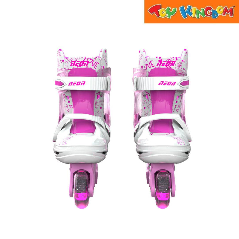 Yvolution Pink Neon Inline Skates (Size 34-37)