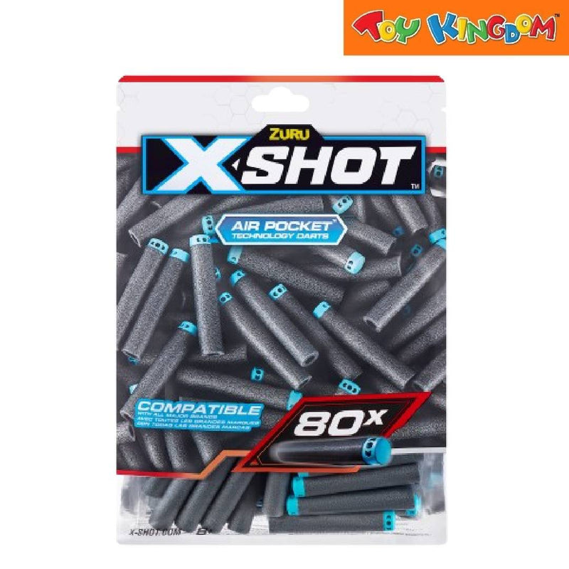 X-Shot Zuru Air Pocket Technology Dart Refill 80pcs Blaster