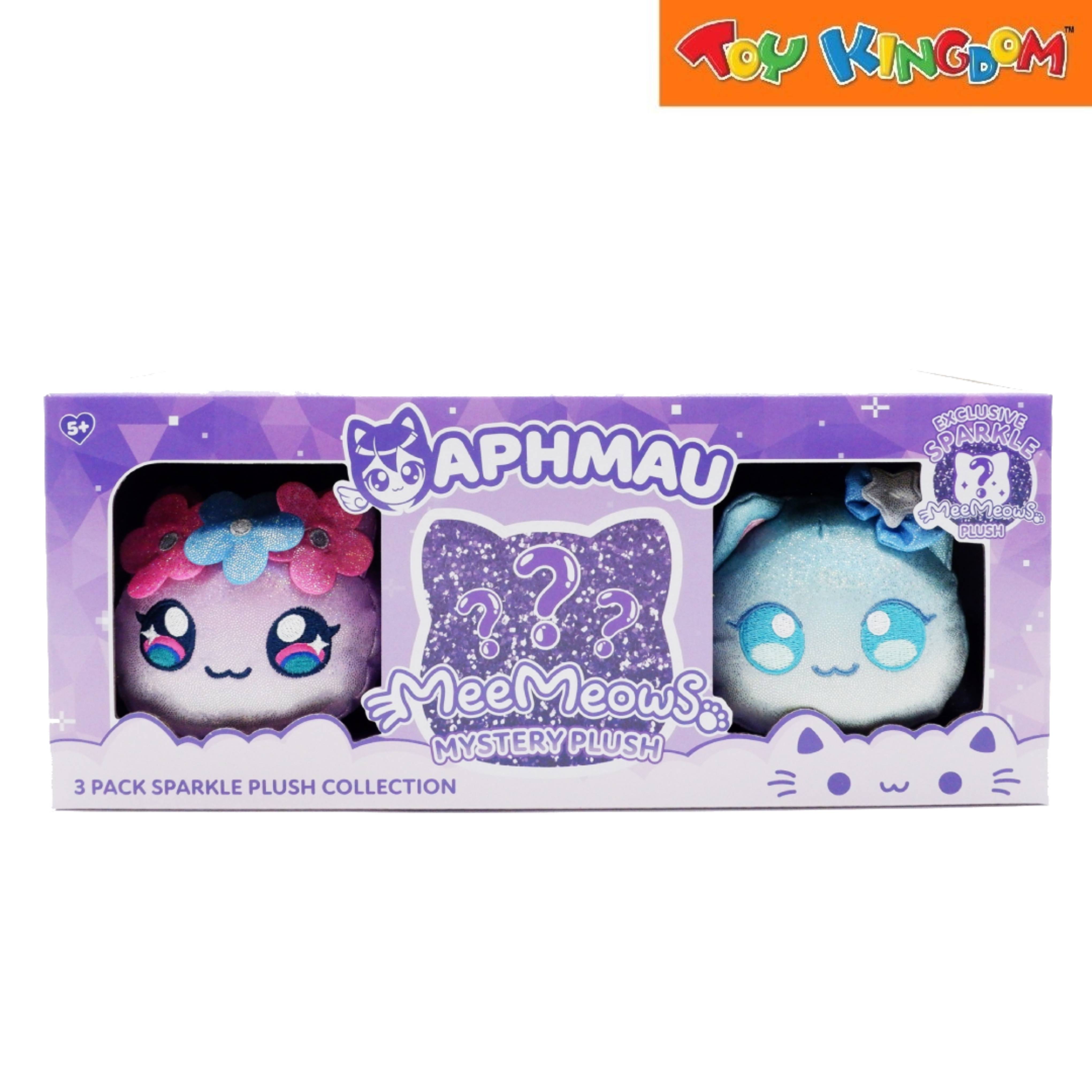 Aphmau Mee Meows 3 Packs Sparkle Plush Toy Collection | Toy Kingdom