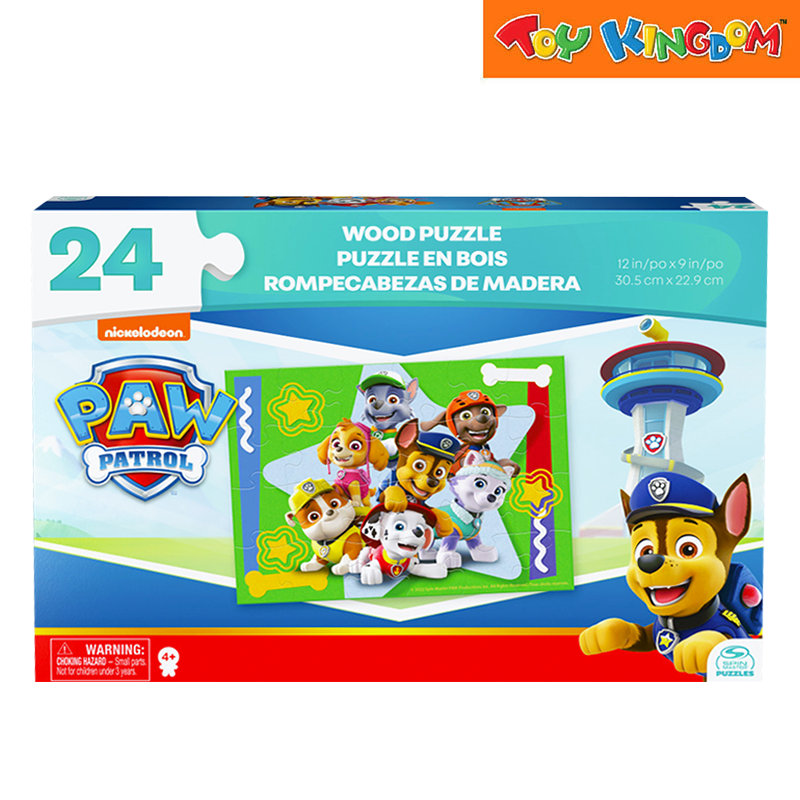 Spin Master Games Paw Patrol Wood Puzzle 24pcs