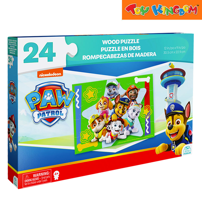 Spin Master Games Paw Patrol Wood Puzzle 24pcs