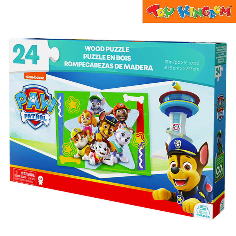 Spin Master Games Paw Patrol Wood Puzzle 24pcs