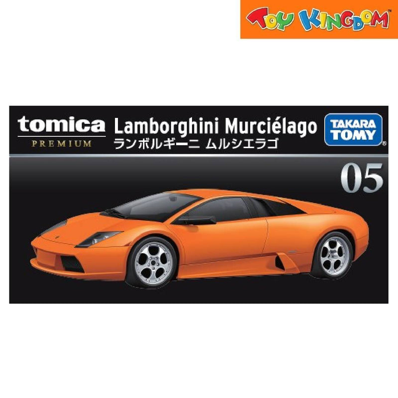 Tomica No. 05 Premium Lamborghini Murcielago Orange Die-cast