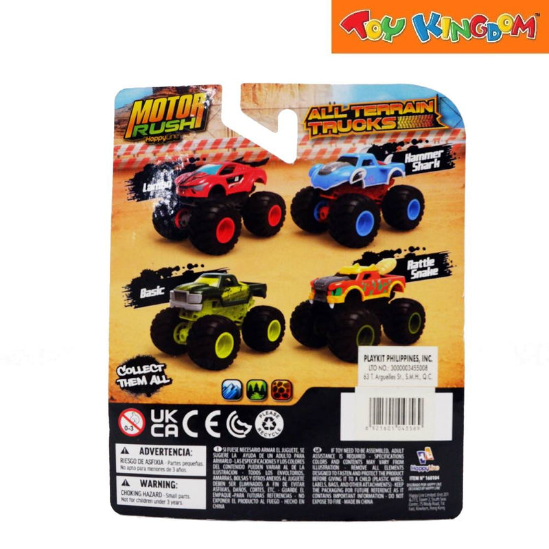 Happy Line Motor Rush Truck Blue 9.5 CM Blister