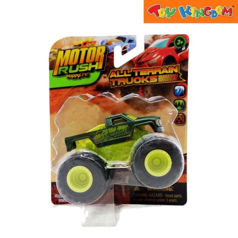 Happy Line Motor Rush Army Green 9.5 CM Blister