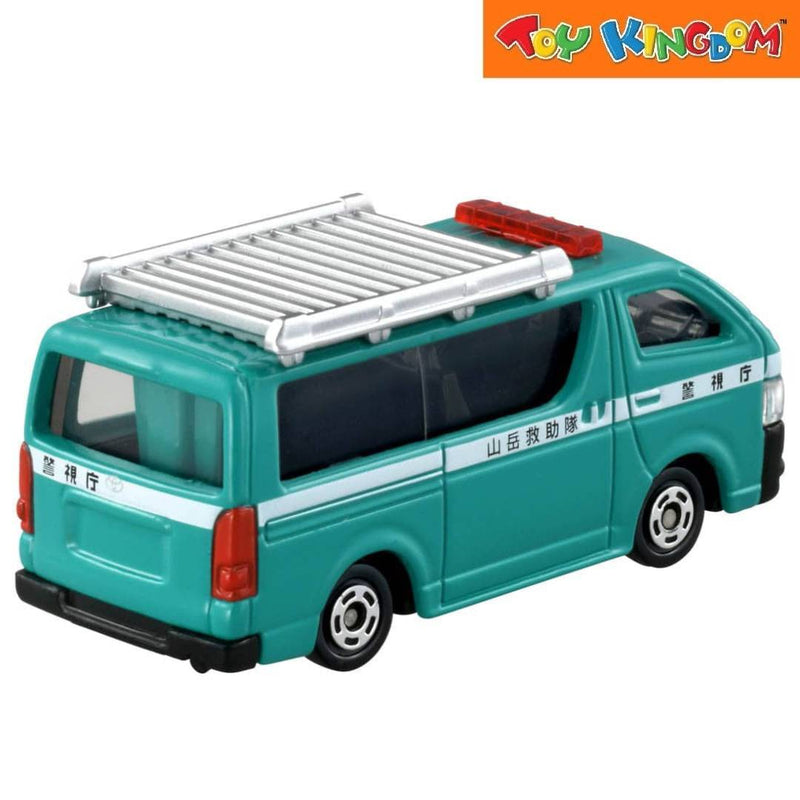 Tomica No. 89 8 Toyota Hiace Mountain Rescue Vehicle Green Die-cast