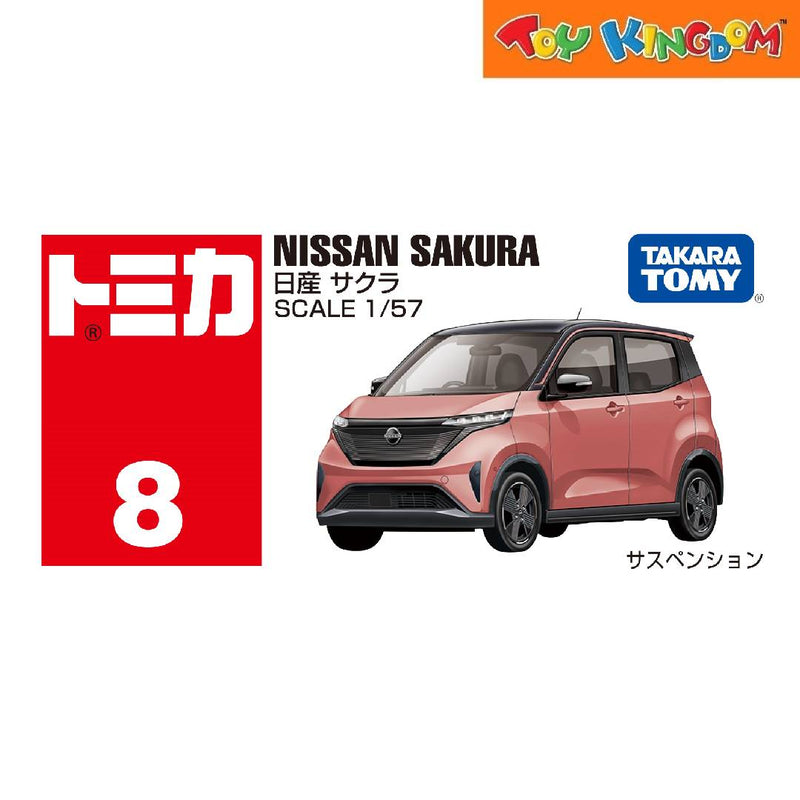 Tomica No. 8 12 Nissan Sakura Box Die-cast