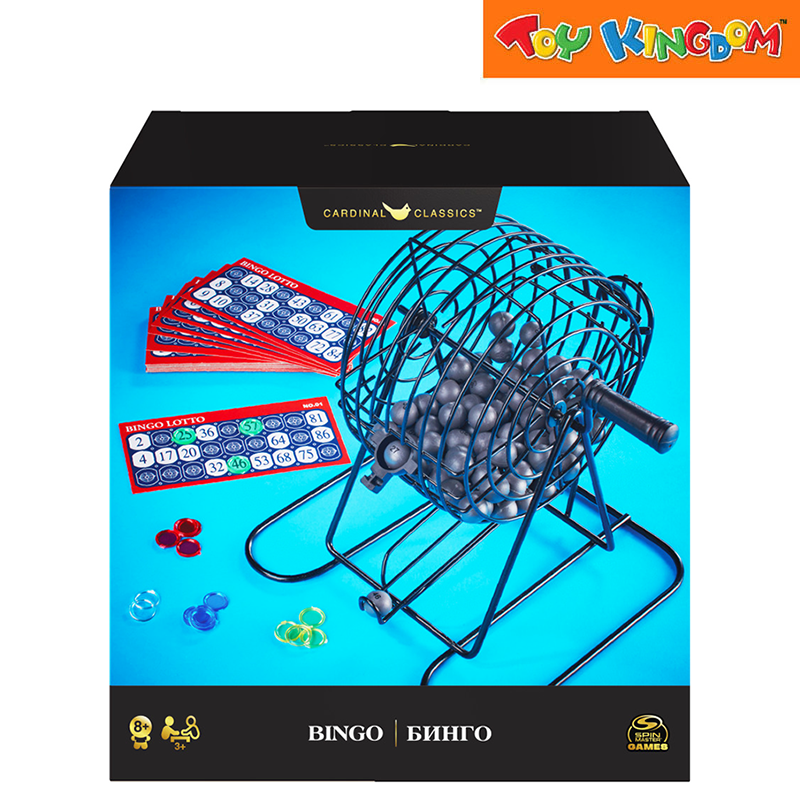 Spin Master Games Cardinal Classics Deluxe Bingo Cage Playset