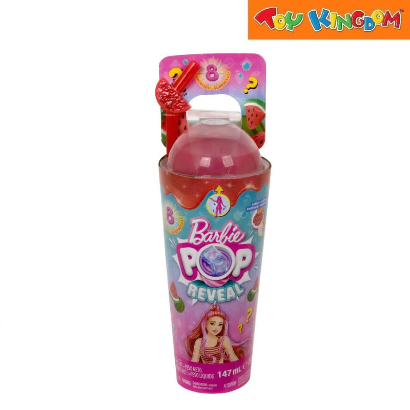 Barbie Watermelon Crush Pop Reveal Barbie Juicy Fruits Series Doll