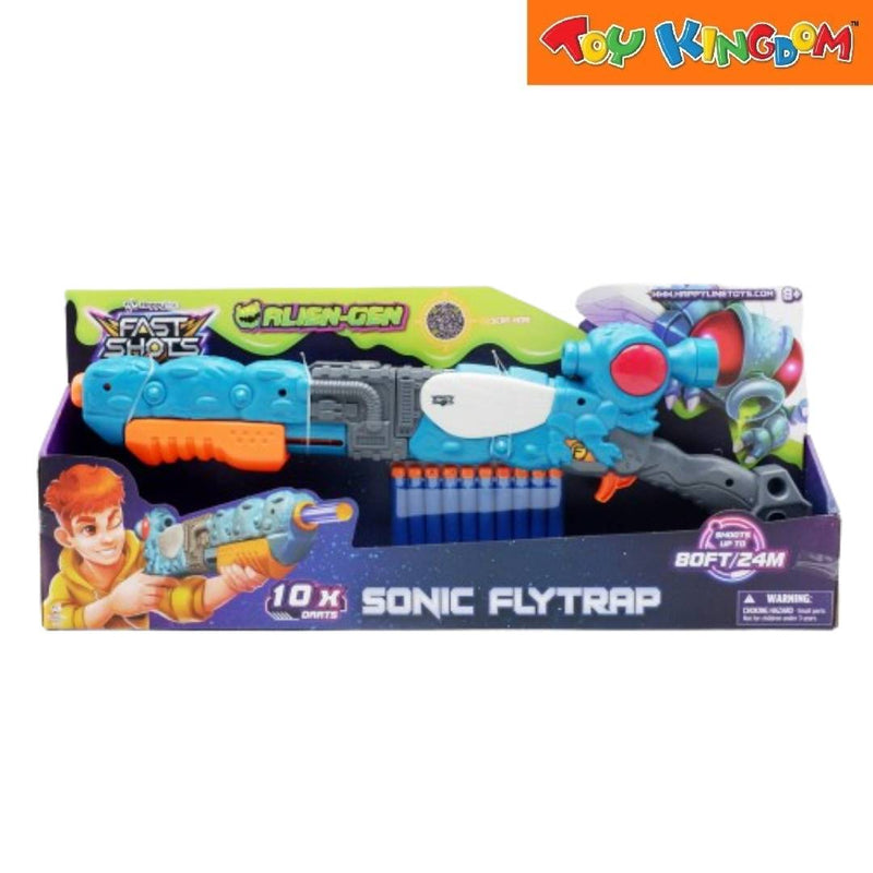 Fast Shots Alien-Gen Sonic Flytrap 10 Foam Darts