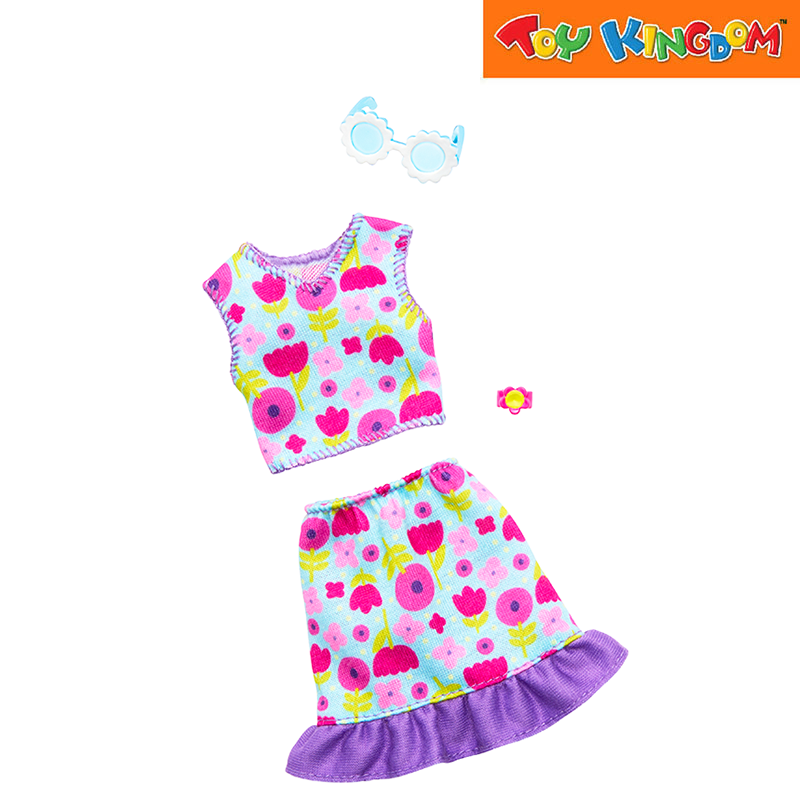 Barbie Flower Print Complete Looks Fashion Pack Doll Clothes