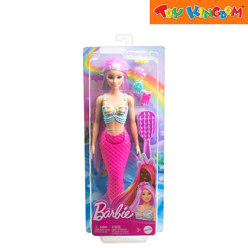 Barbie Mermaid Long Purple Hair Fantasy Doll