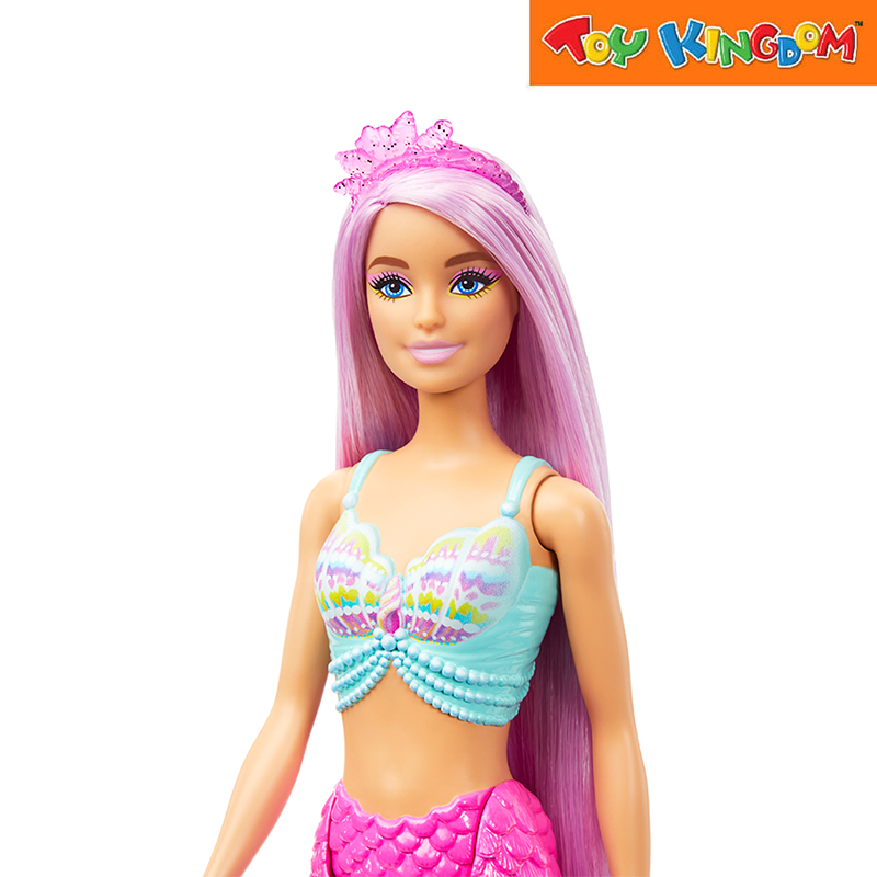 Barbie Mermaid Long Purple Hair Fantasy Doll