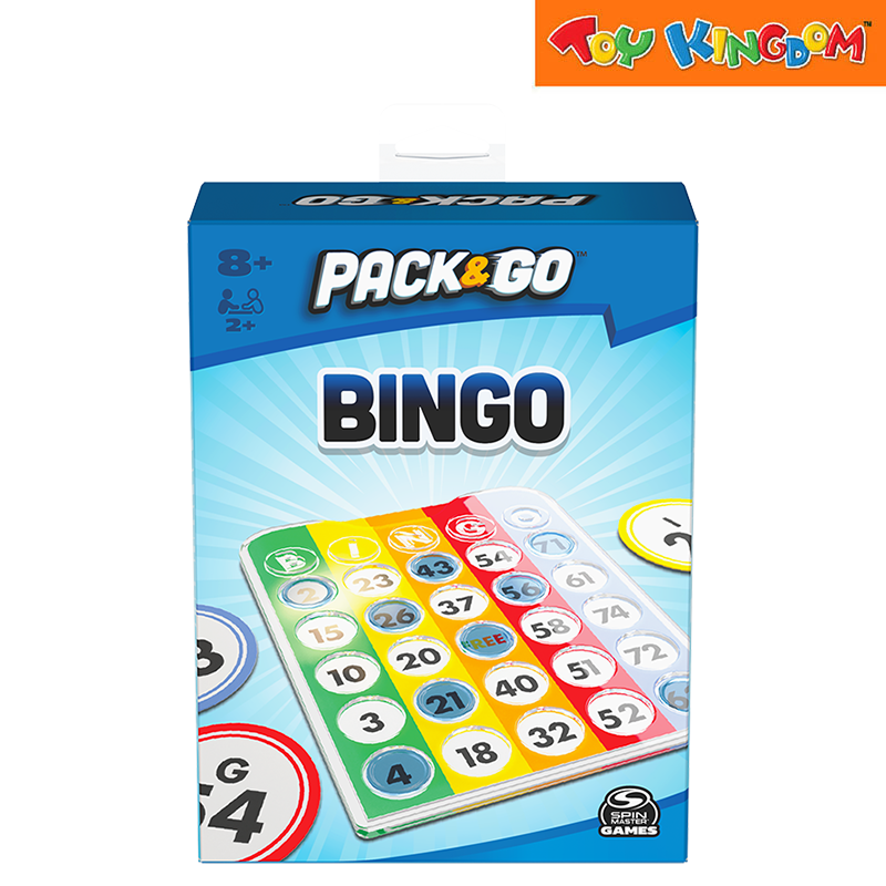 Spin Master Games Pack & Go Bingo Playset