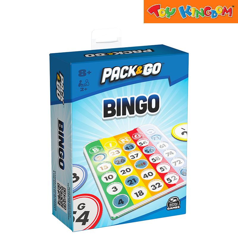 Spin Master Games Pack & Go Bingo Playset